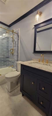 new bathroom remodeling job in nesconset